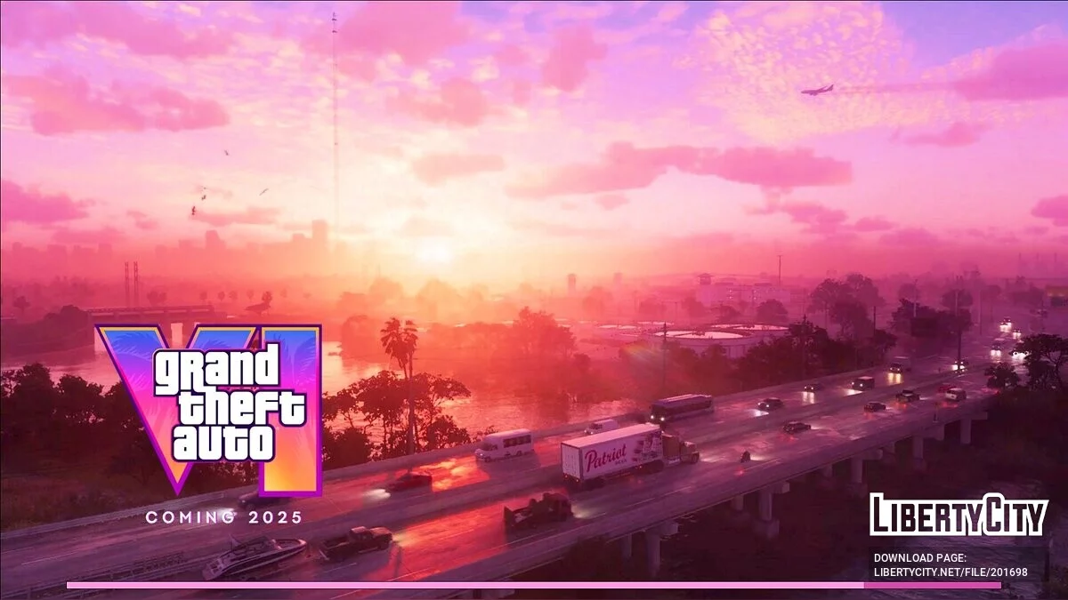 GTA 6 style menu and boot screen / GTA Vice City