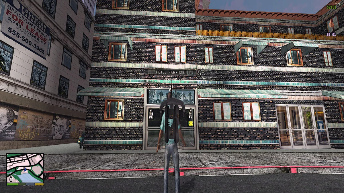 AI Згенерований та Покращений Офіс Кена Розенберга та будівля поруч / GTA Vice City