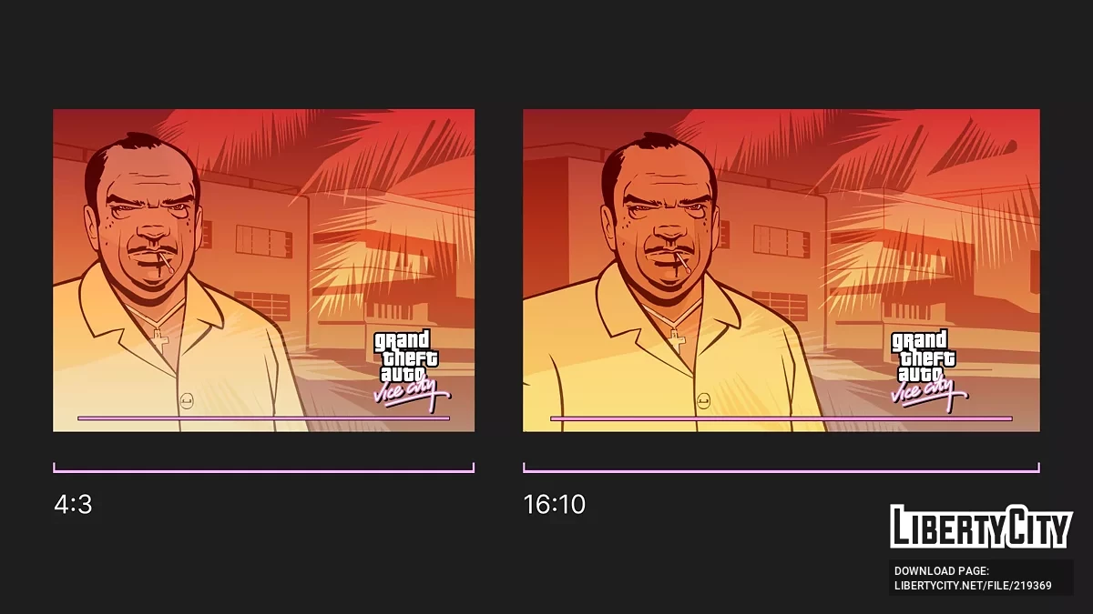 Класичні завантажувальні екрани 4K (100%) / GTA Vice City