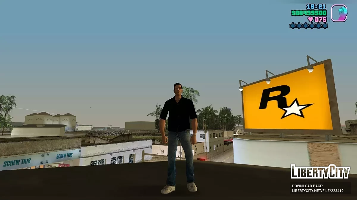 شعار Rockstar الجديد / جي تي إيه فايس سيتي