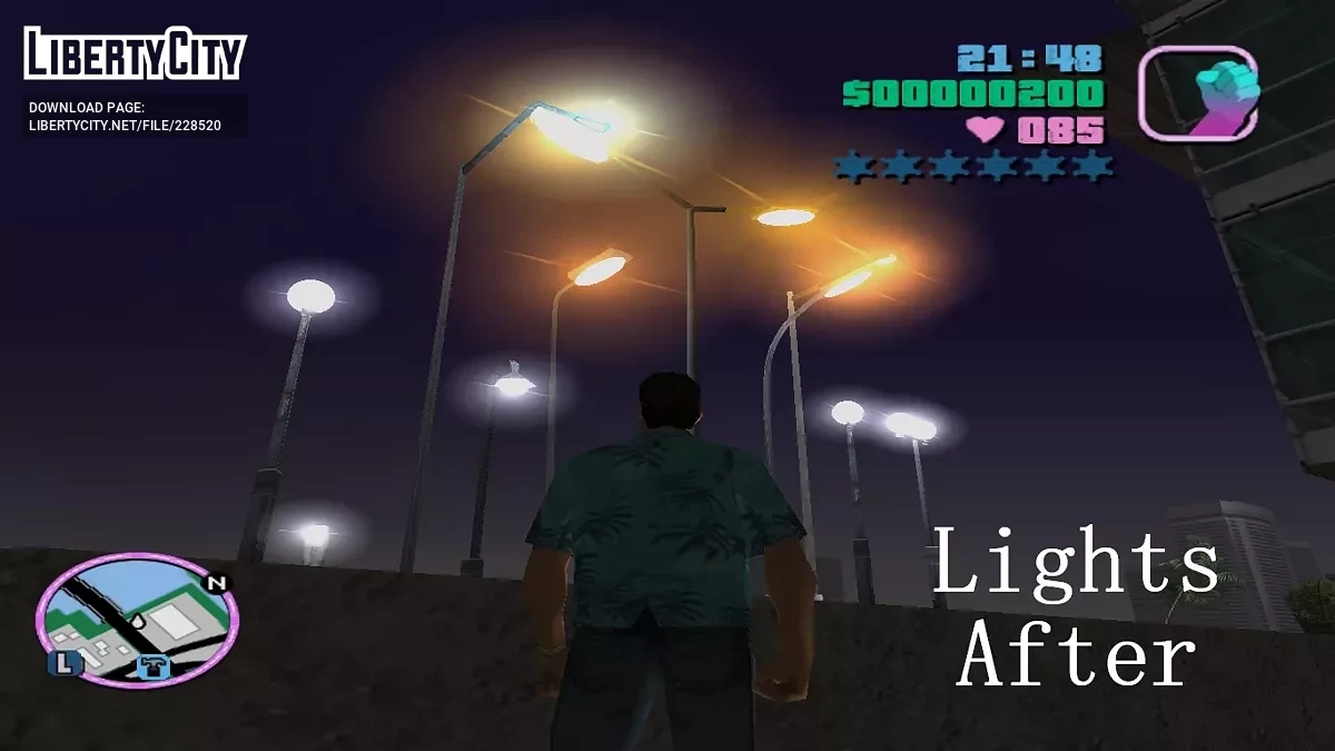 New Street Lights_v1.0 / GTA Vice City
