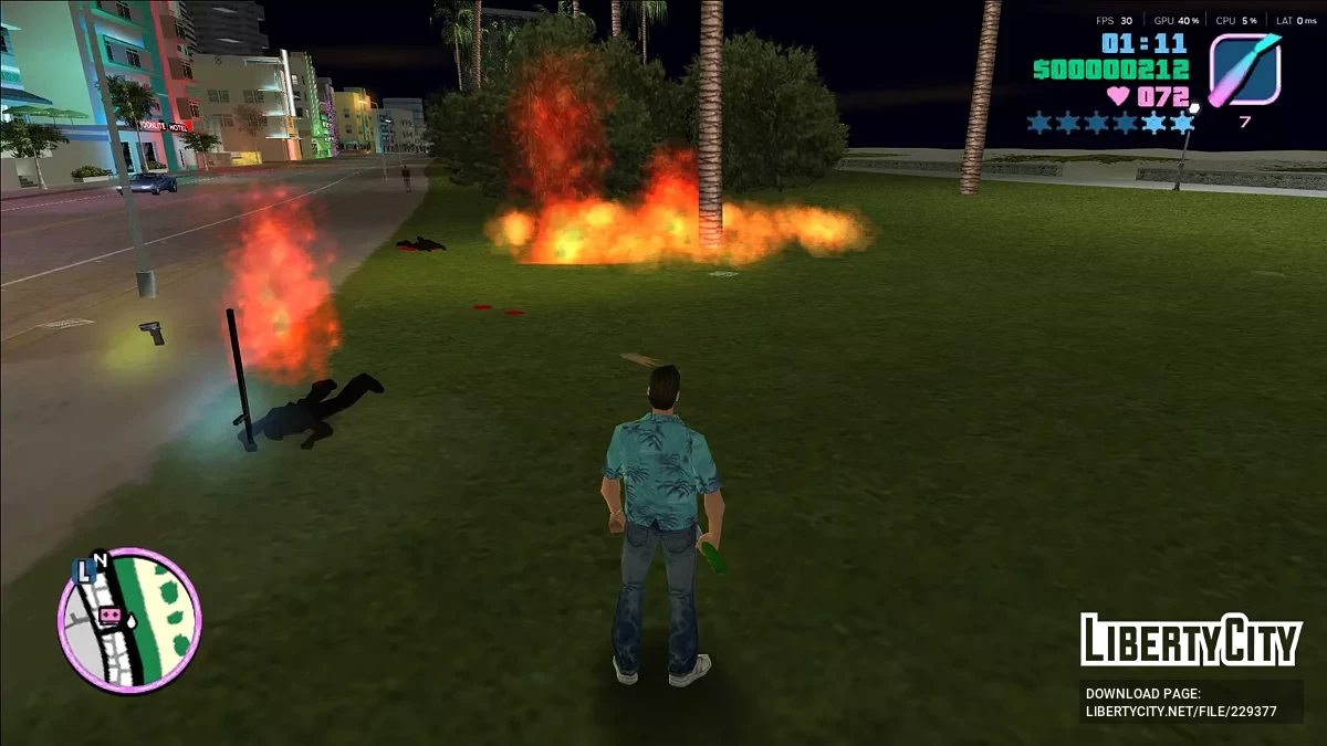 Частинки з японської версії PS2 / GTA Vice City