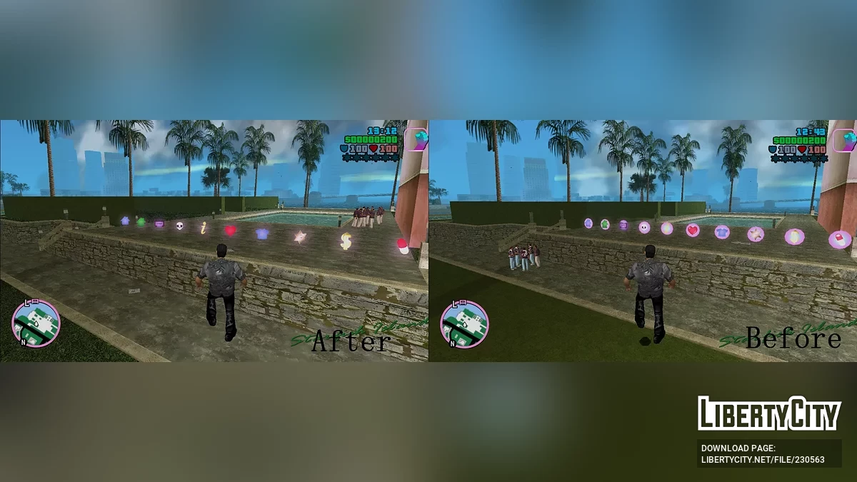 Прозорі підбори / GTA Vice City