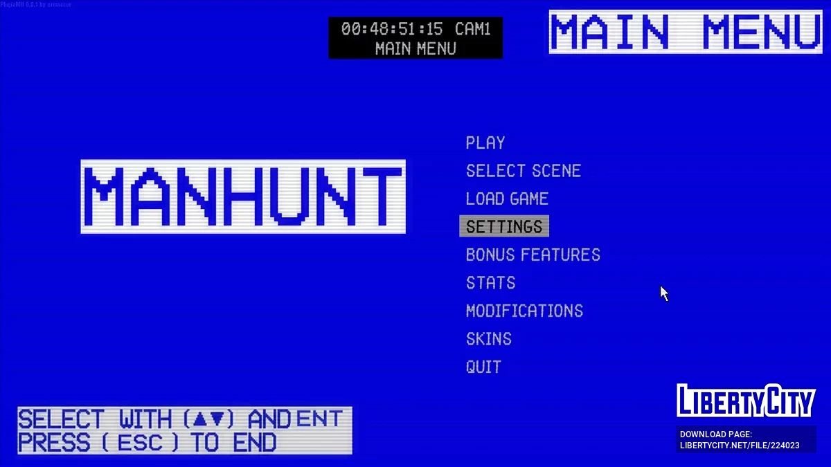 VHS Menu / Manhunt