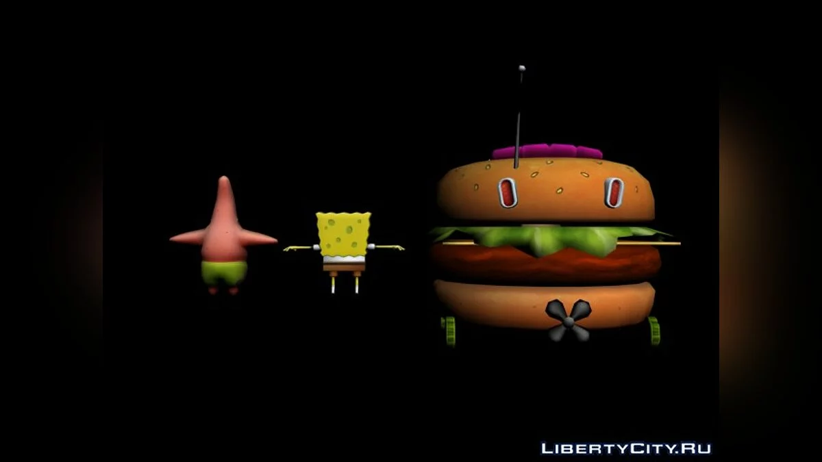 Personajes de Nick Racers Revolution 3D - Bob Esponja y Patricio / Recursos