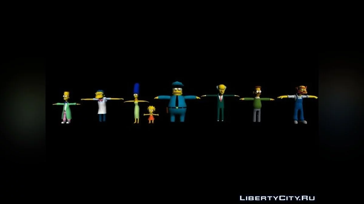 The Simpsons: Road Rage Characters / Files for mod makers