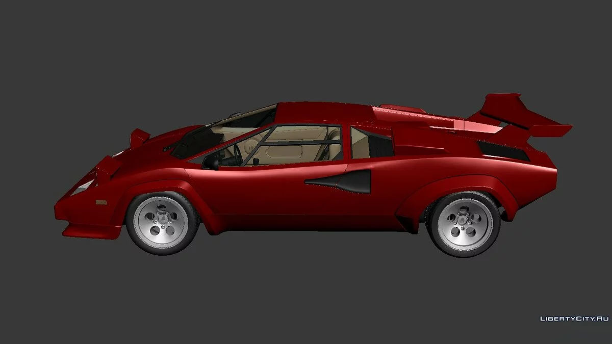 Lamborghini Countach 5000 QV 1985 / Файли для модмейкерів