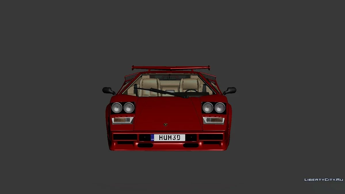 Lamborghini Countach 5000 QV 1985 / Файли для модмейкерів