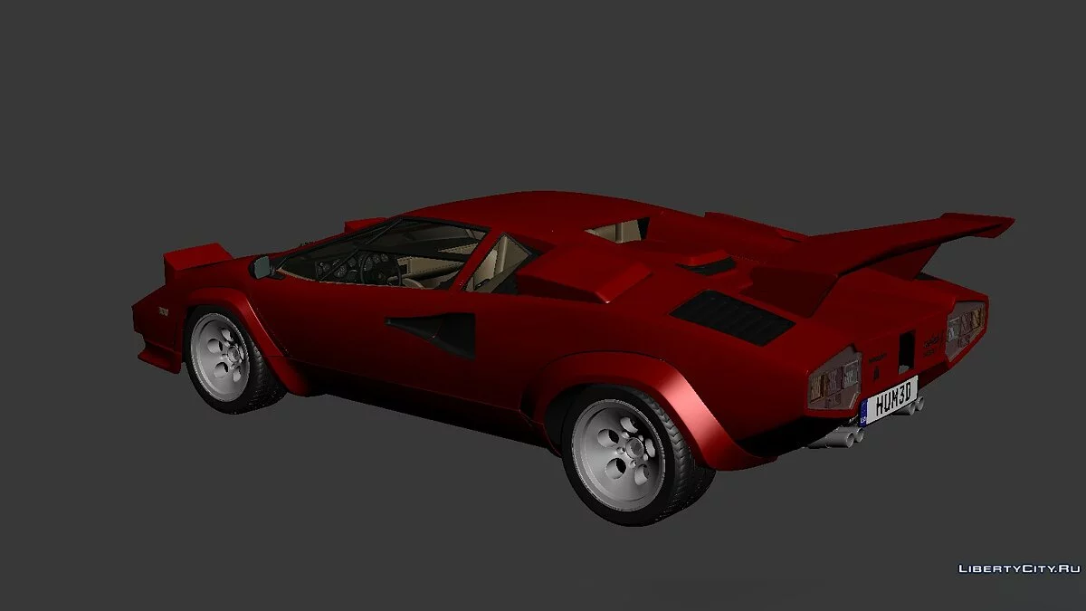 Lamborghini Countach 5000 QV 1985 / Файли для модмейкерів