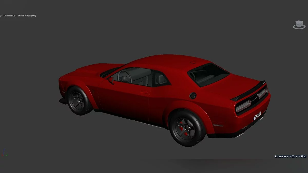 Modelos 3D Dodge Challenger SRT Demon 2018 / Archivos para creadores de mods