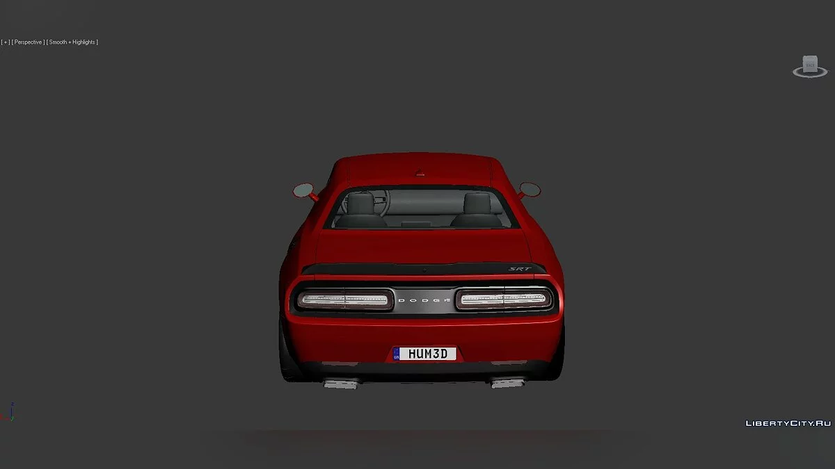 Modelos 3D Dodge Challenger SRT Demon 2018 / Archivos para creadores de mods