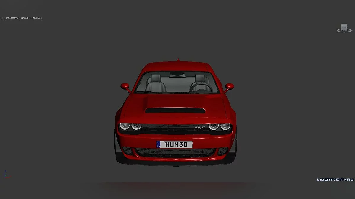 Modelos 3D Dodge Challenger SRT Demon 2018 / Archivos para creadores de mods