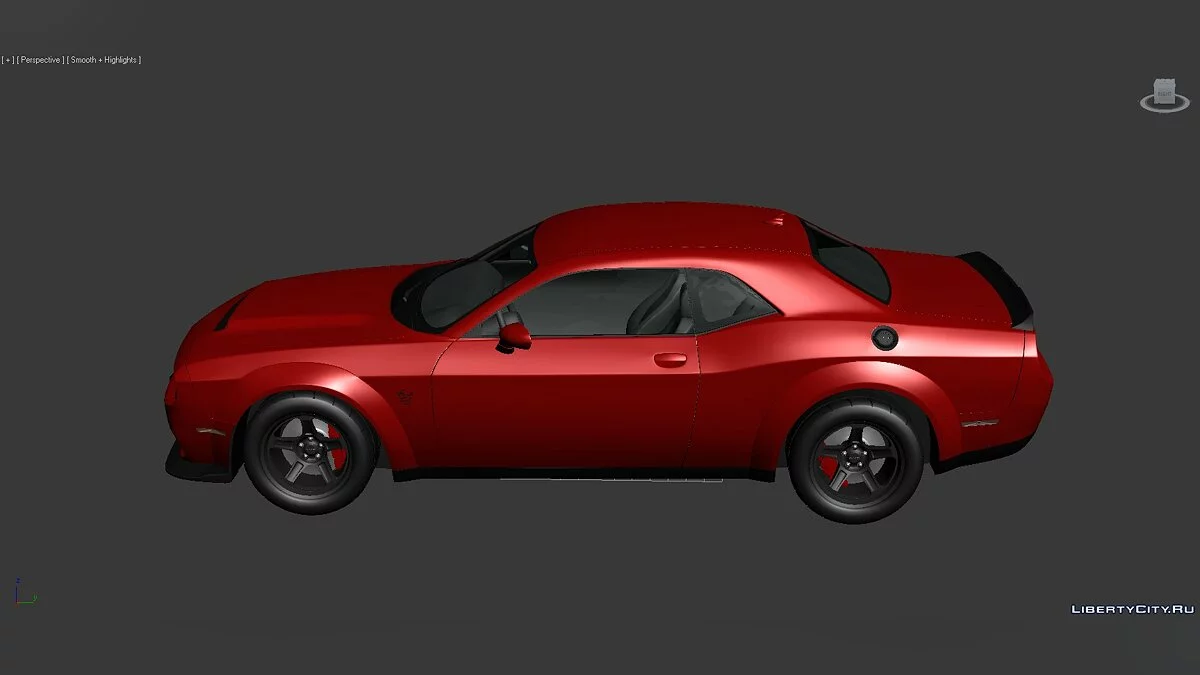 Modelos 3D Dodge Challenger SRT Demon 2018 / Archivos para creadores de mods