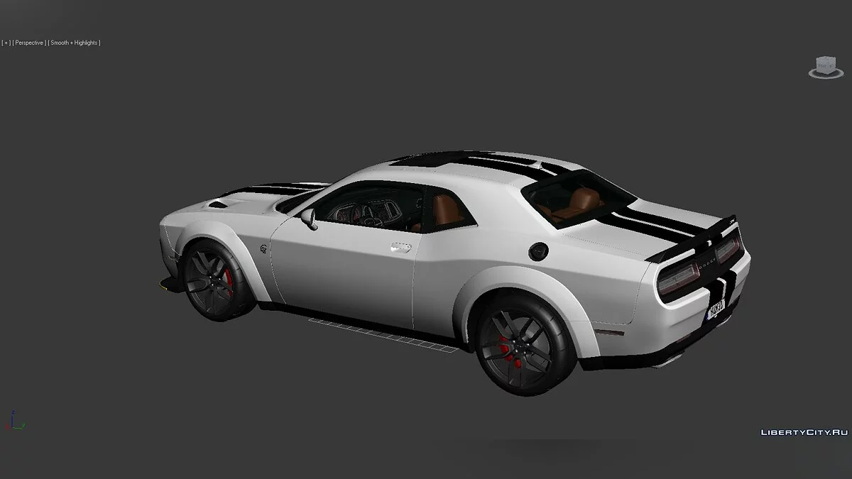 Modelos 3D Dodge Challenger SRT Hellcat Widebody 2018 / Archivos para creadores de mods