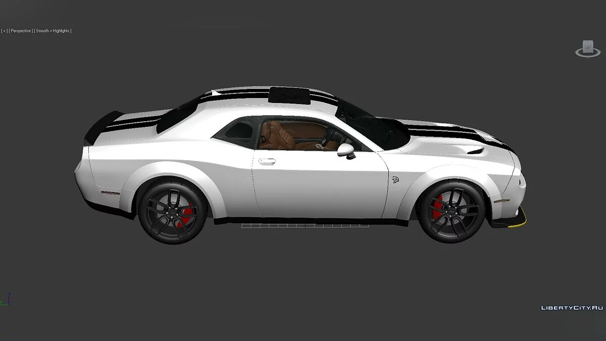 Modelos 3D Dodge Challenger SRT Hellcat Widebody 2018 / Archivos para creadores de mods