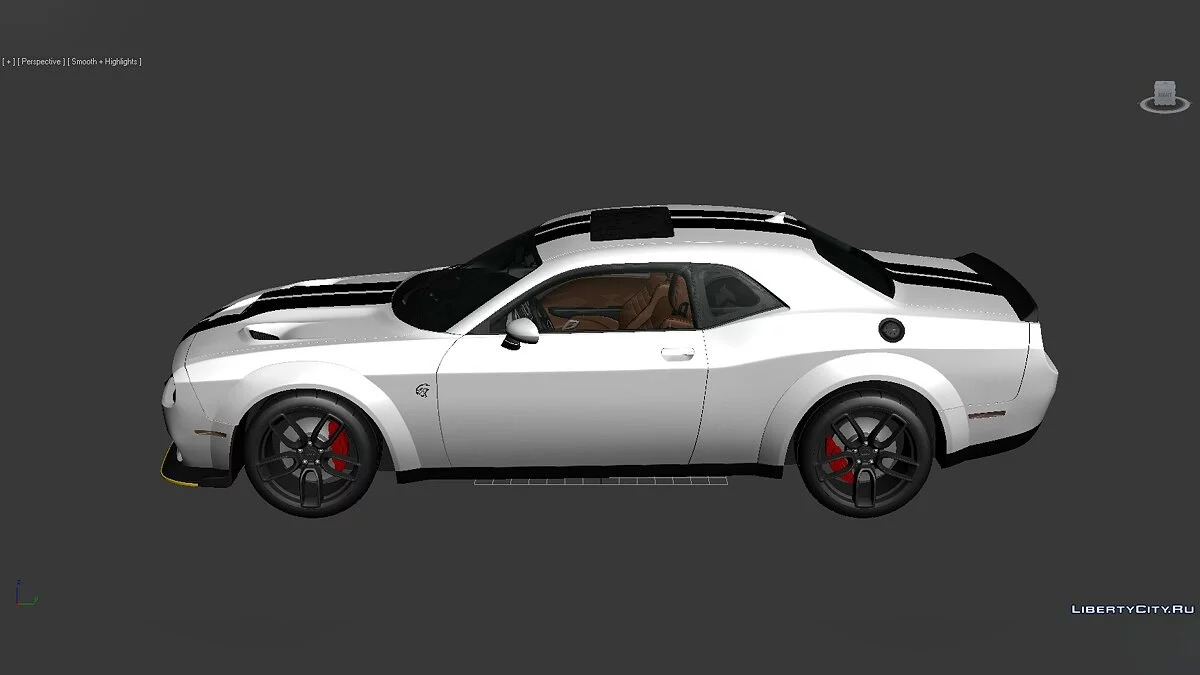 Modelos 3D Dodge Challenger SRT Hellcat Widebody 2018 / Archivos para creadores de mods