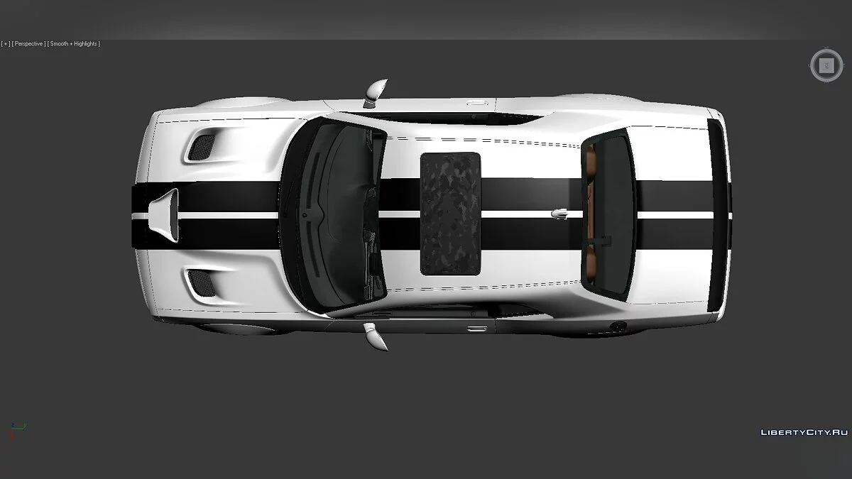 Modelos 3D Dodge Challenger SRT Hellcat Widebody 2018 / Archivos para creadores de mods
