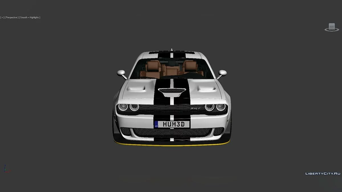 Modelos 3D Dodge Challenger SRT Hellcat Widebody 2018 / Archivos para creadores de mods
