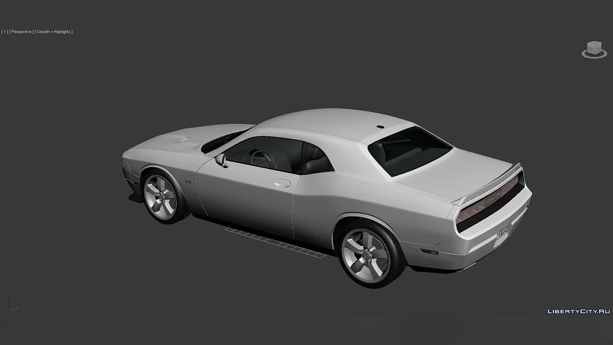 Modelos 3D Dodge Challenger SRT8 2011 / Archivos para creadores de mods