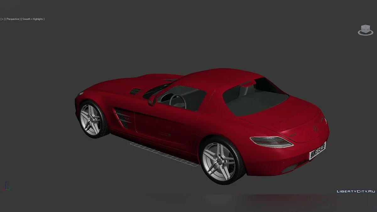 Modelos 3D Mercedes-Benz SLS-class 2011 / Archivos para creadores de mods