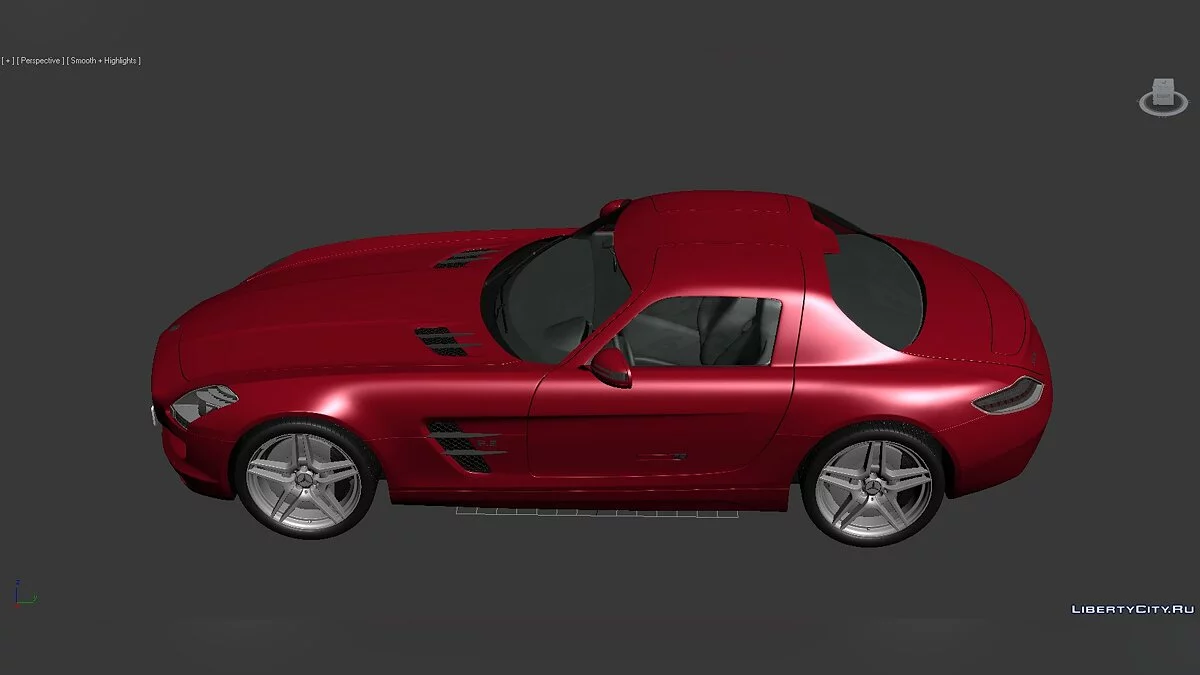 Modelos 3D Mercedes-Benz SLS-class 2011 / Archivos para creadores de mods