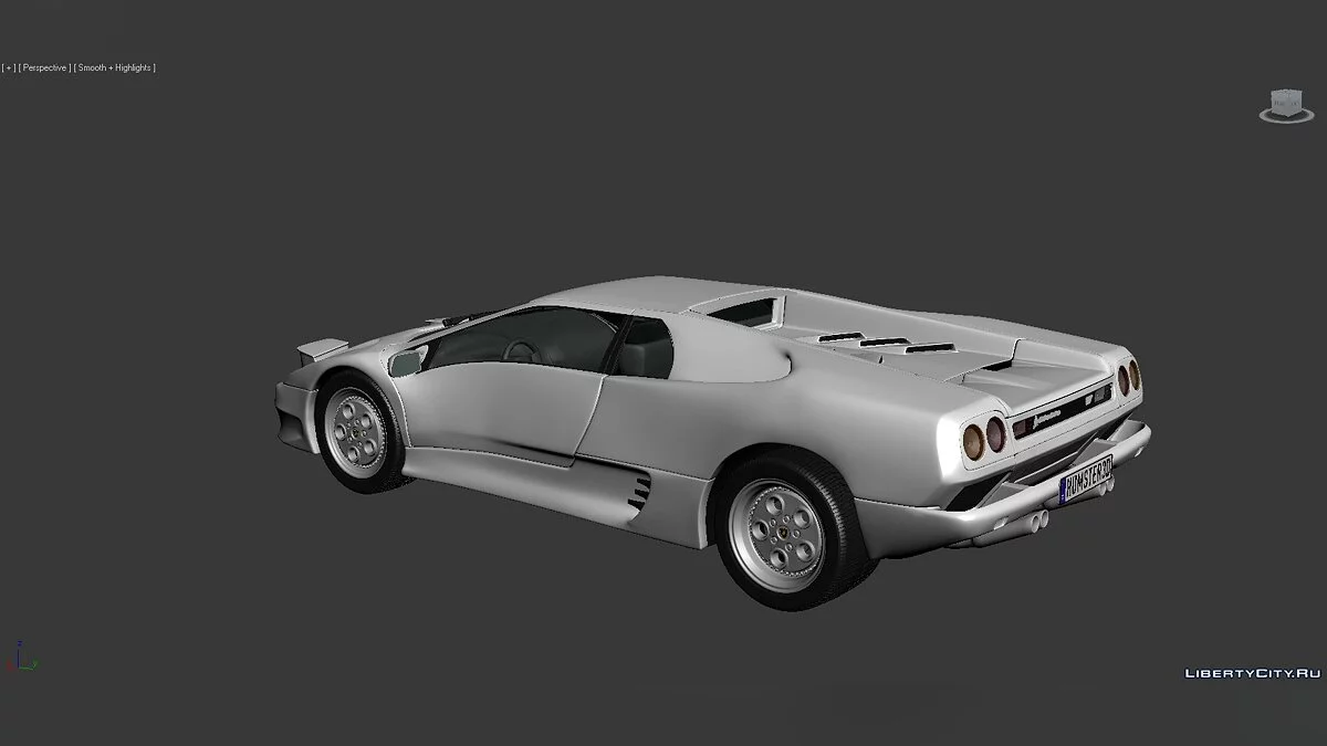 3D Models Lamborghini Diablo VT 1993 / Files for mod makers
