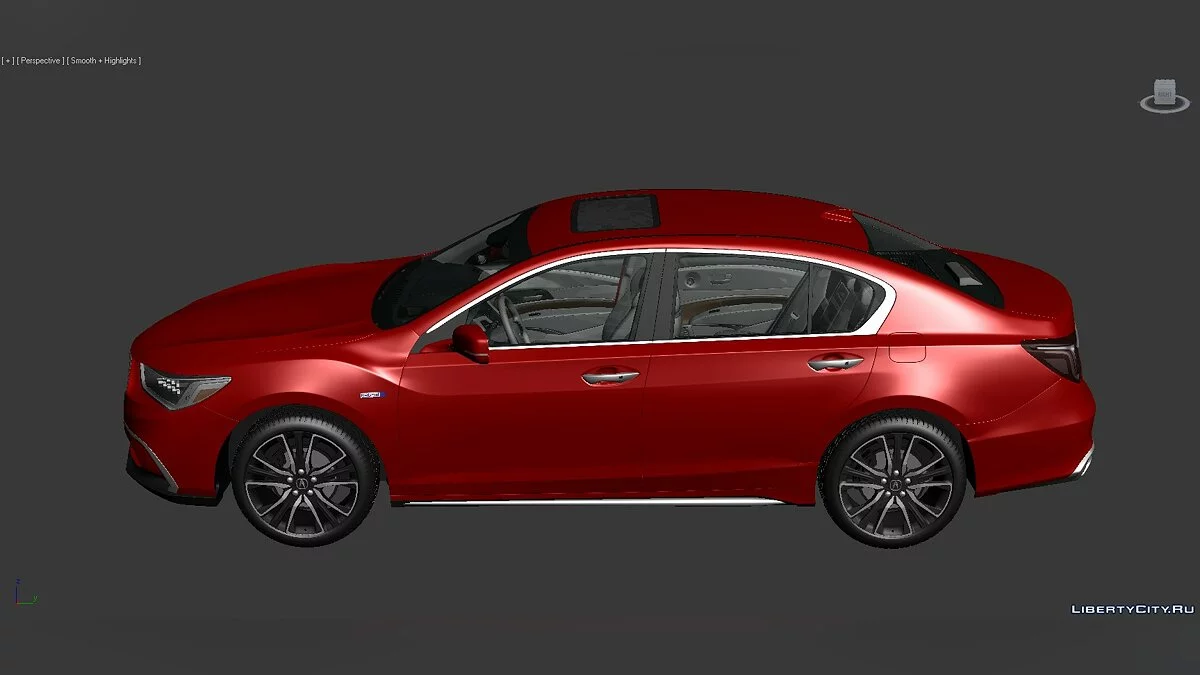 Modèles 3D Acura RLX 2017 / Fichiers pour les moddeurs