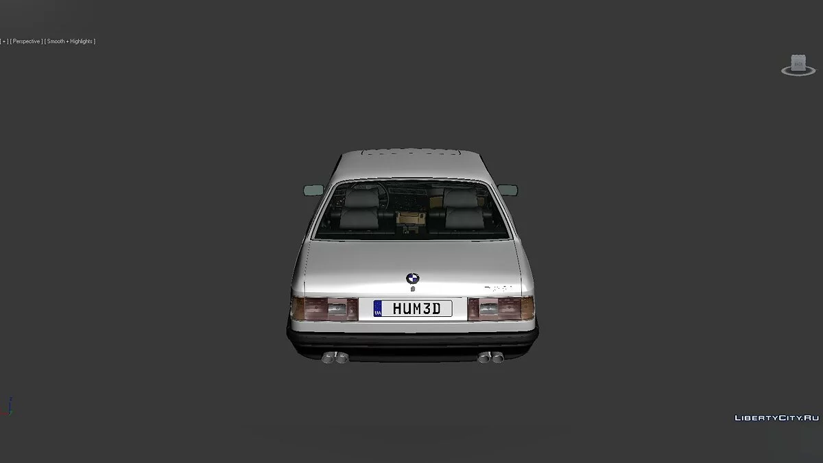 3D Моделі BMW 7 Серії (E23) 1982 / Файли для модмейкерів