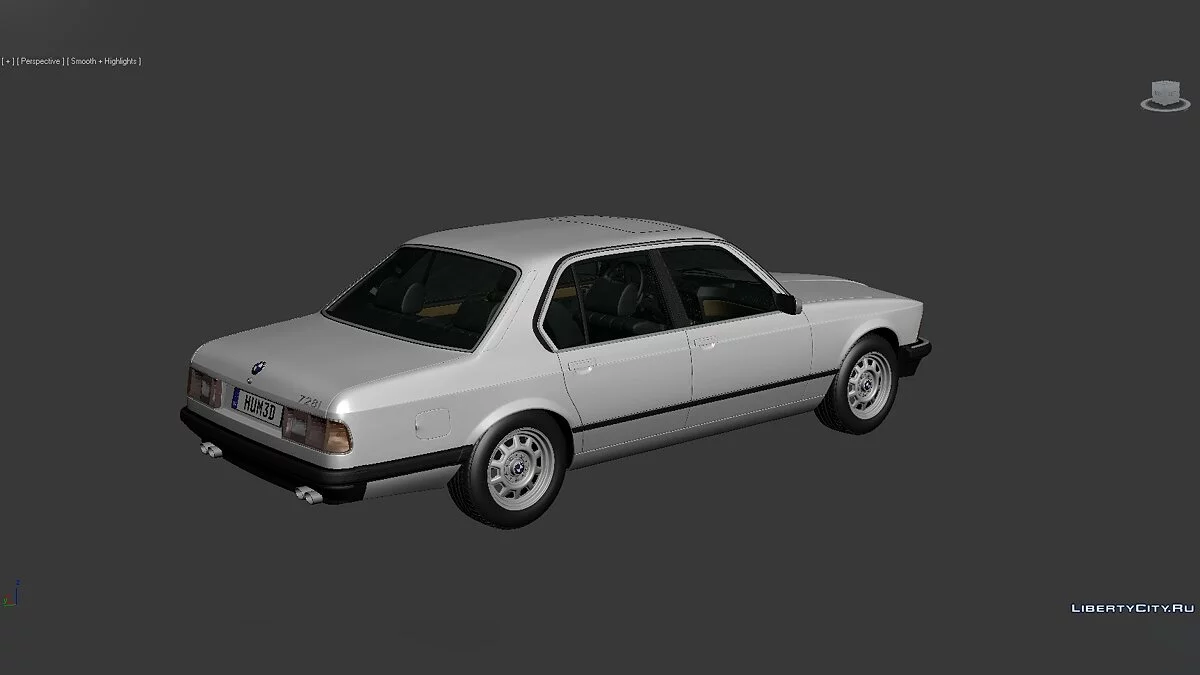 3D Моделі BMW 7 Серії (E23) 1982 / Файли для модмейкерів