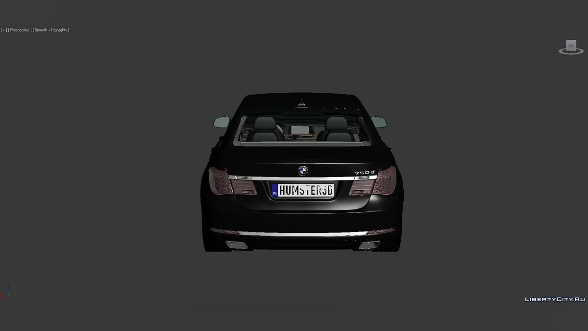 3D Моделі BMW 7 Серії (F02) 2013 / Файли для модмейкерів