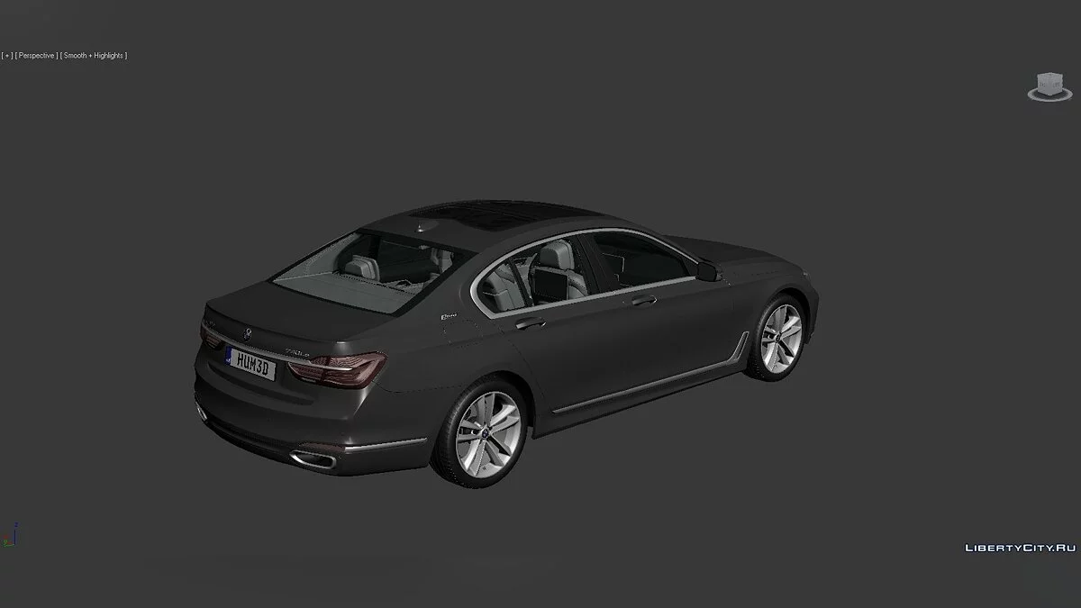3D Моделі BMW 7 Серії (G12) 2015 / Файли для модмейкерів