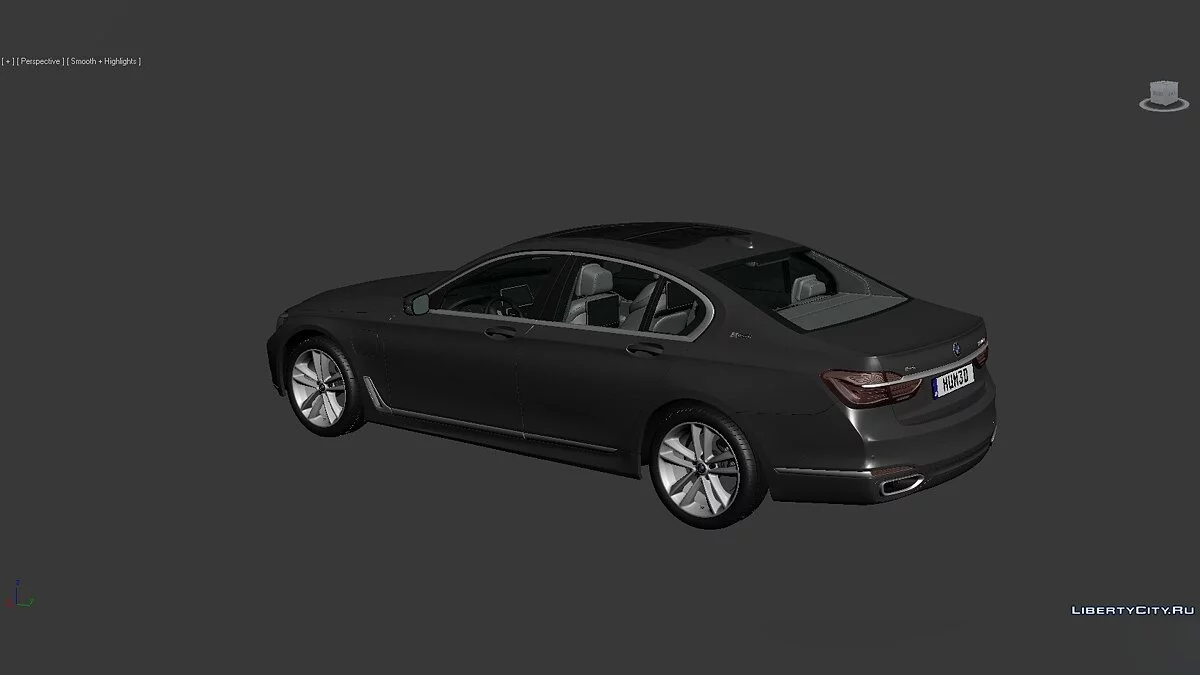 3D Моделі BMW 7 Серії (G12) 2015 / Файли для модмейкерів