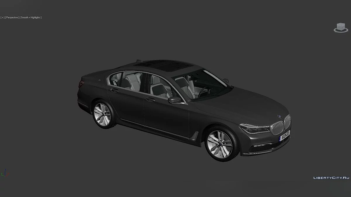 3D Моделі BMW 7 Серії (G12) 2015 / Файли для модмейкерів