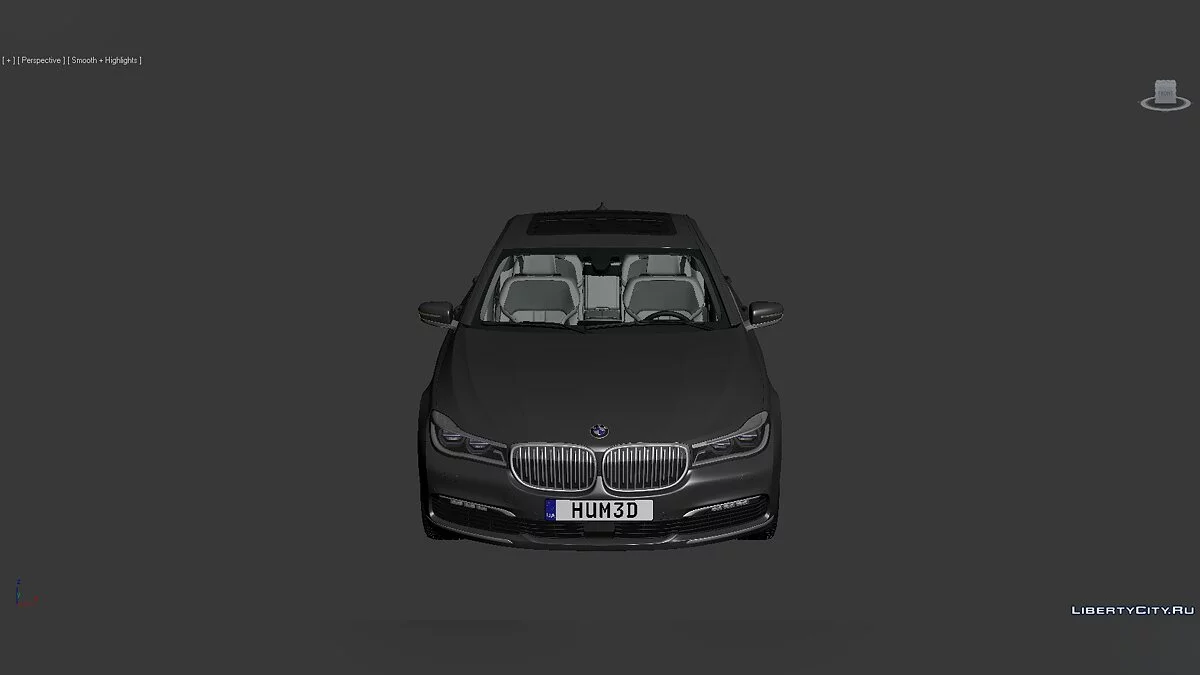 3D Моделі BMW 7 Серії (G12) 2015 / Файли для модмейкерів