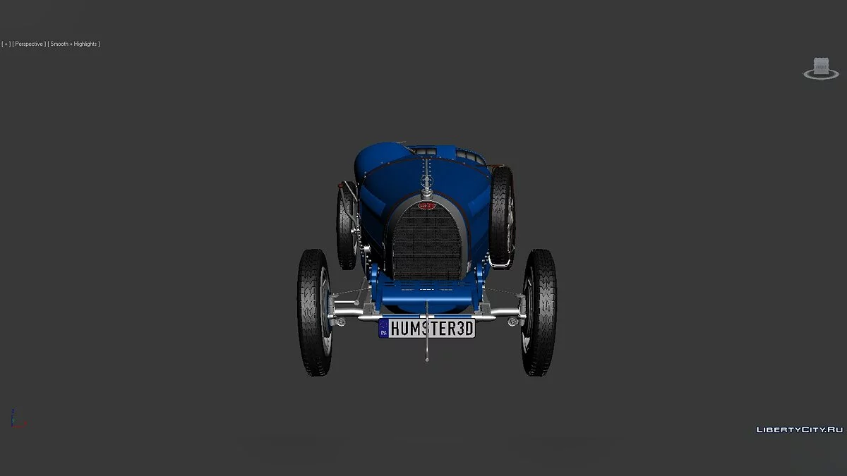 1924年布加迪Type 35 3D模型 / 模组制作人的文件