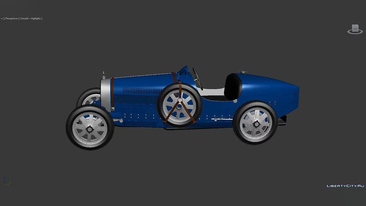 1924年布加迪Type 35 3D模型 / 模组制作人的文件