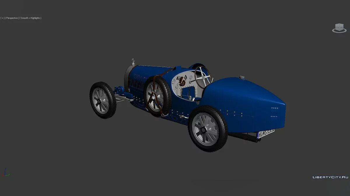 1924年布加迪Type 35 3D模型 / 模组制作人的文件