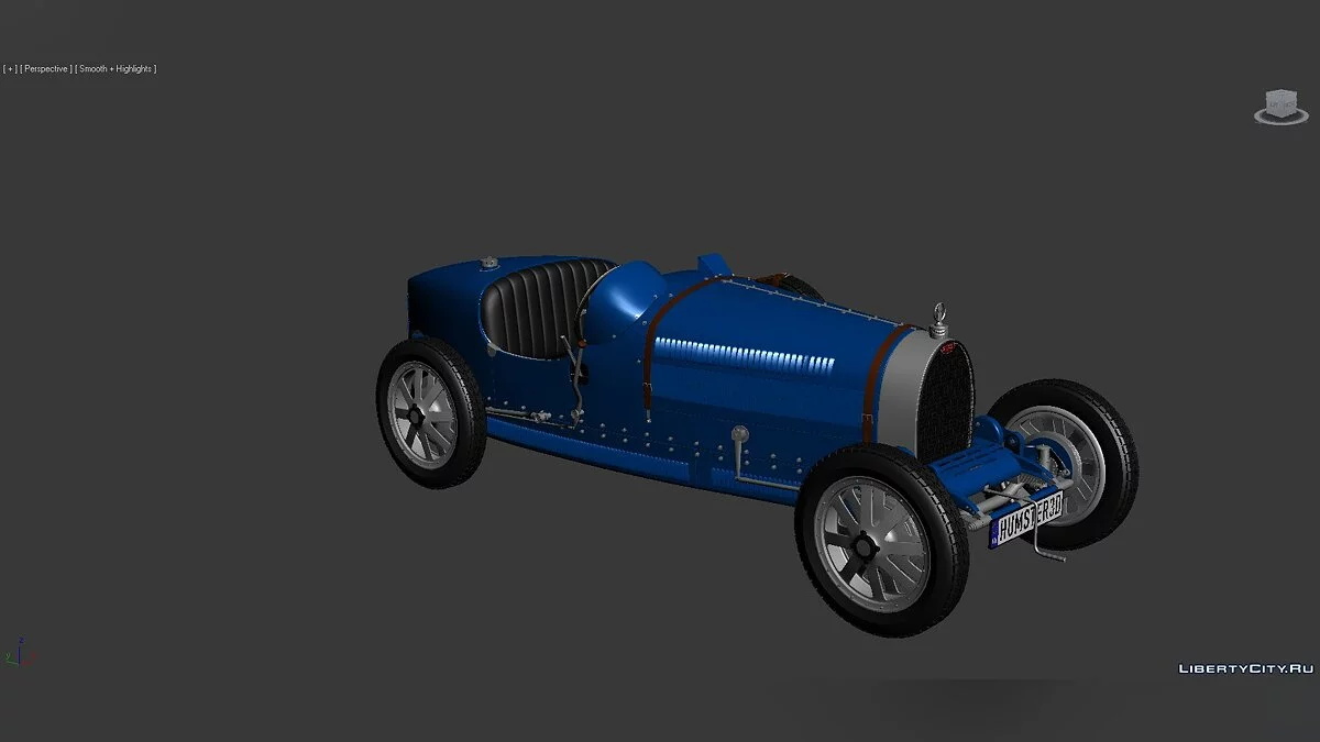 1924年布加迪Type 35 3D模型 / 模组制作人的文件