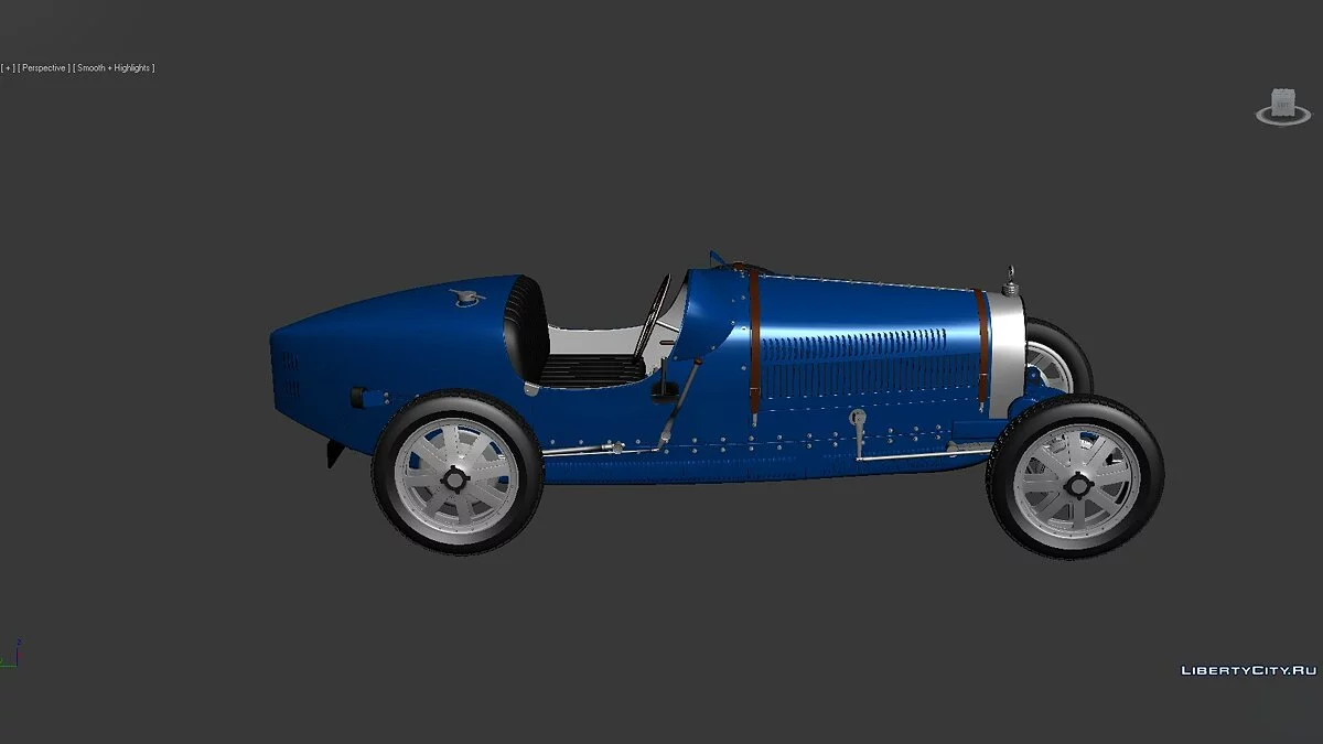 1924年布加迪Type 35 3D模型 / 模组制作人的文件