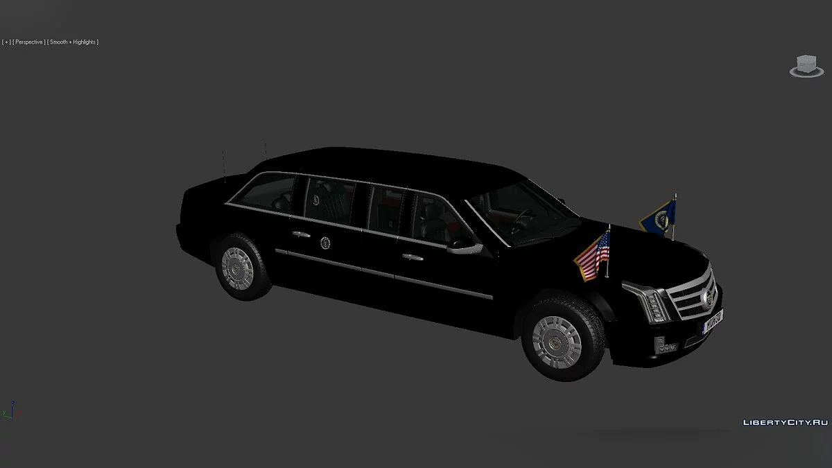 2017年美国总统专车3D模型 / 模组制作人的文件