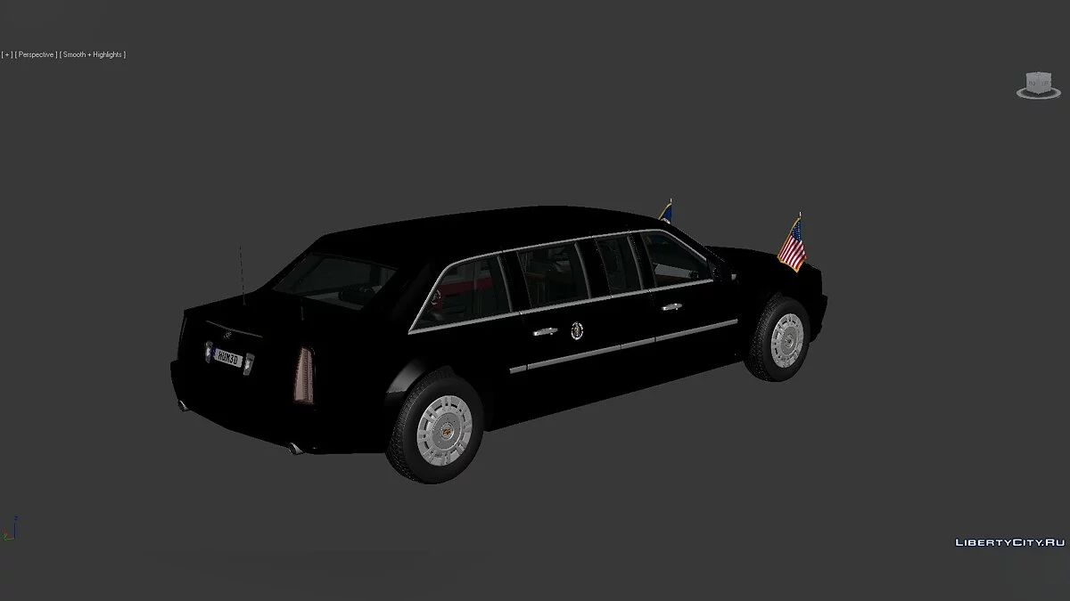 2017年美国总统专车3D模型 / 模组制作人的文件