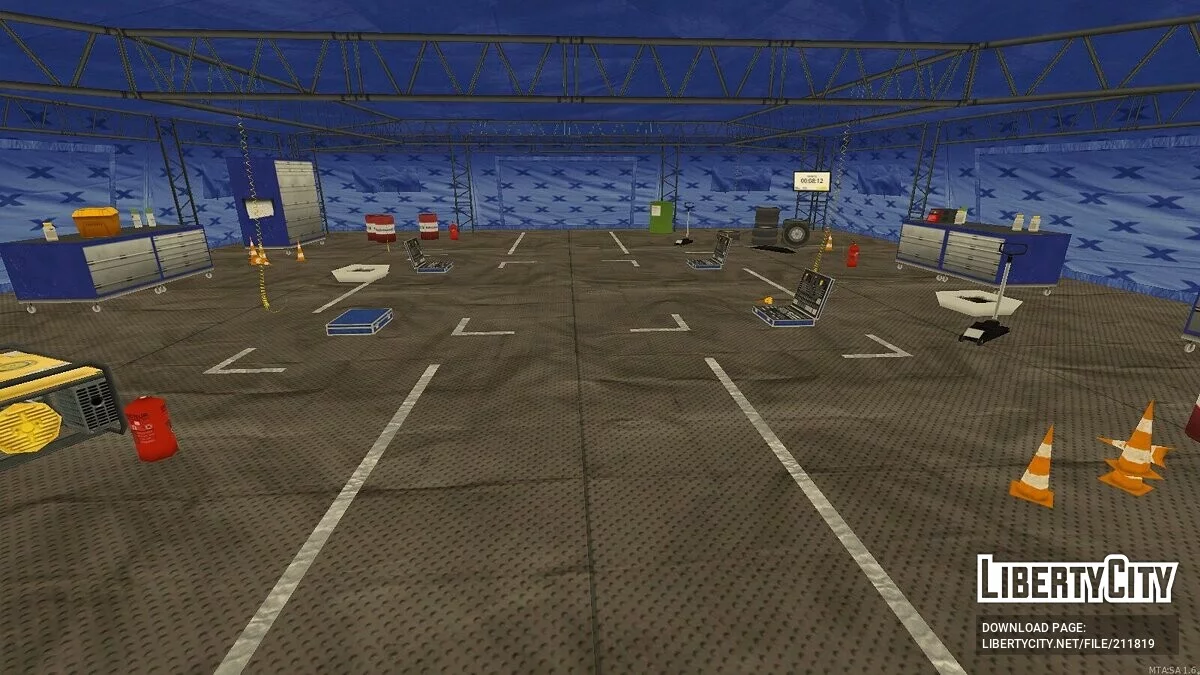 Tuning Studio Interior №2 (object) / Files for mod makers