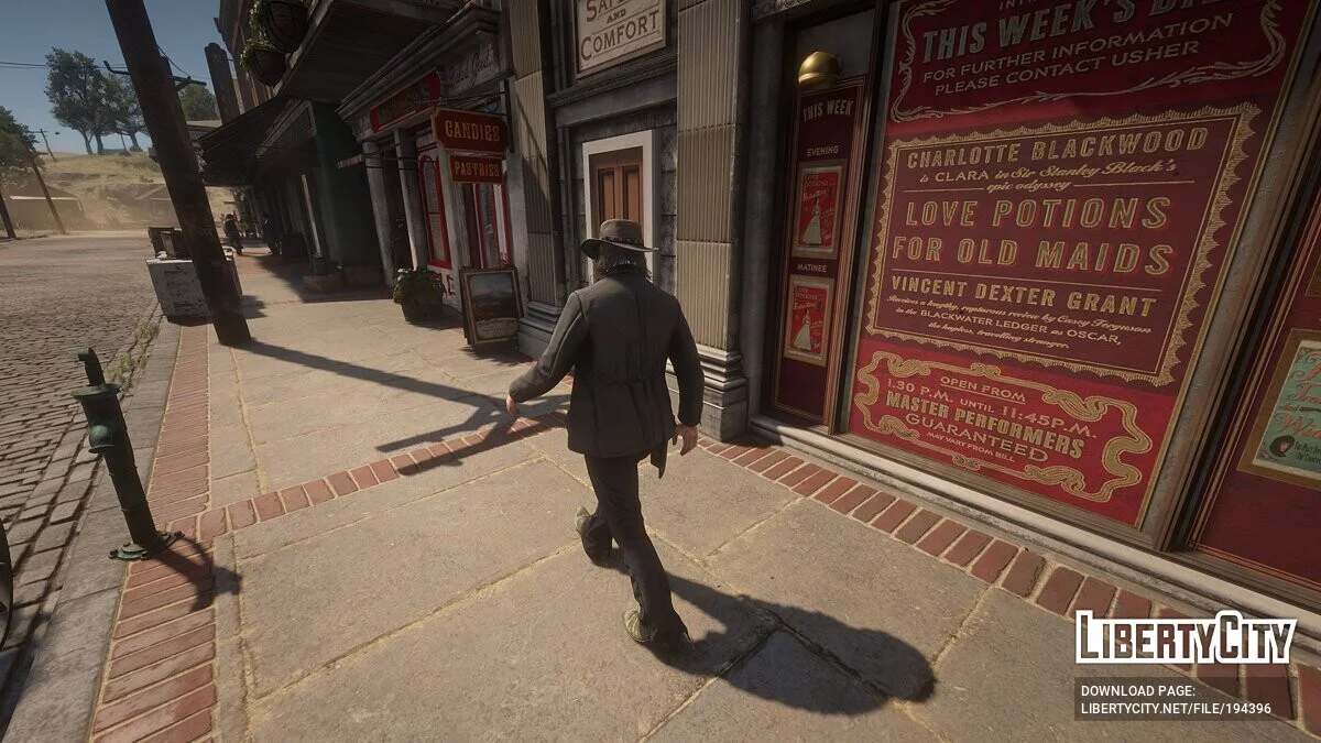 Traje elegante (sin funda cruzada) [1.0.0] / Red Dead Redemption 2