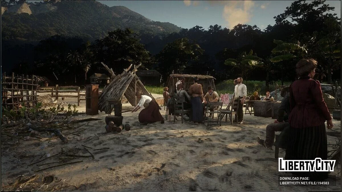 Tahiti Camp Mod & Teleport to Guarma (READ DESC) 1.0.0 / Red Dead Redemption 2