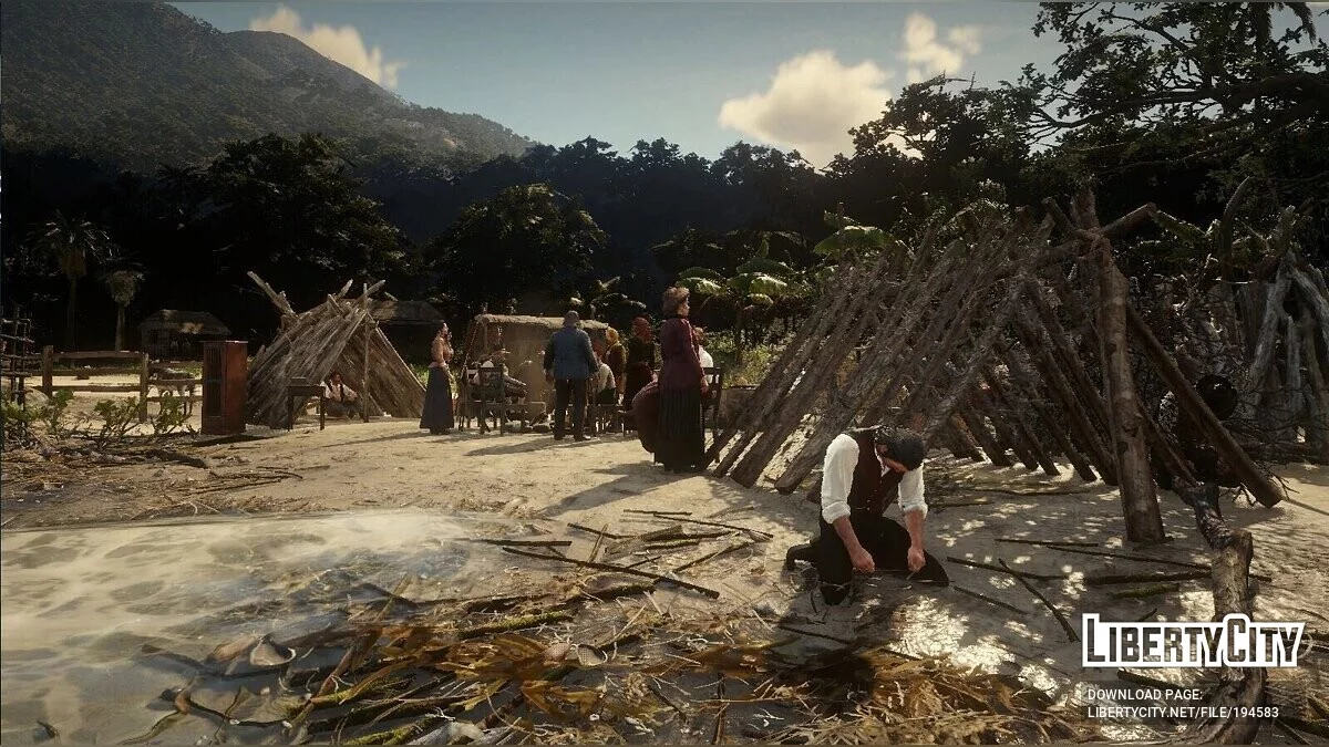 Tahiti Camp Mod & Teleport to Guarma (READ DESC) 1.0.0 / Red Dead Redemption 2