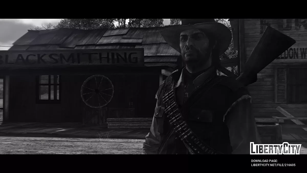 Black and white Reshade / Red Dead Redemption