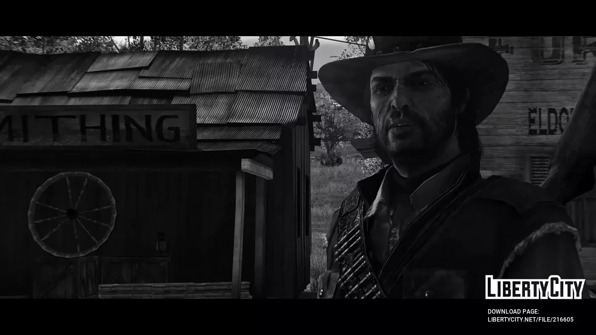 Black and white Reshade / Red Dead Redemption