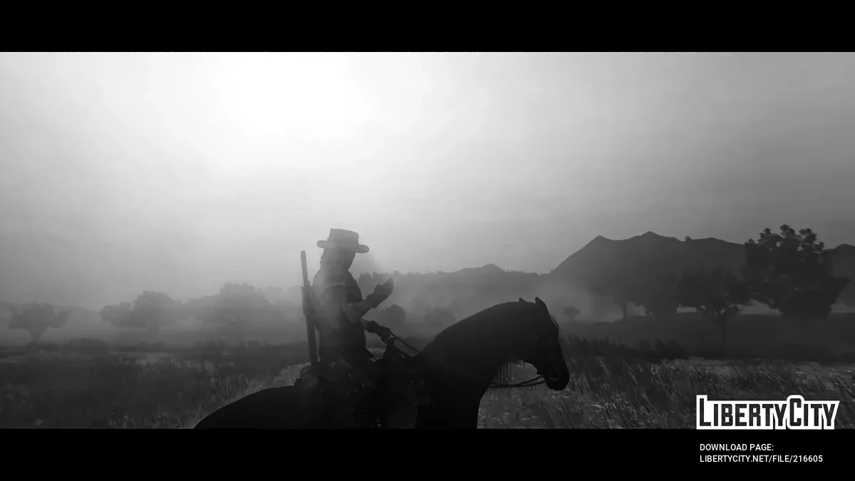 Black and white Reshade / Red Dead Redemption
