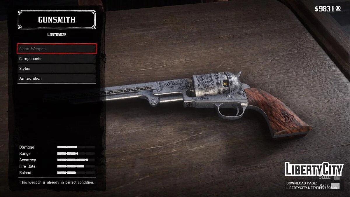 Navy Revolver (SP) [1.0.0] / Red Dead Redemption 2