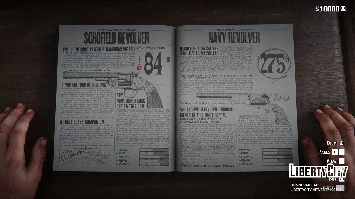 Navy Revolver (SP) [1.0.0] / Red Dead Redemption 2